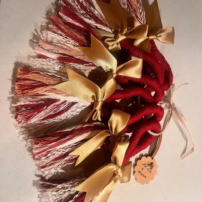 Diseño único de macramé