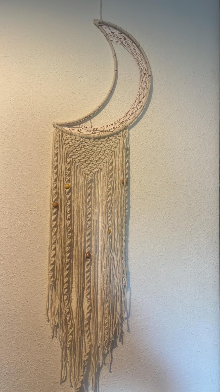 Atrapasueños Luna de Macrame